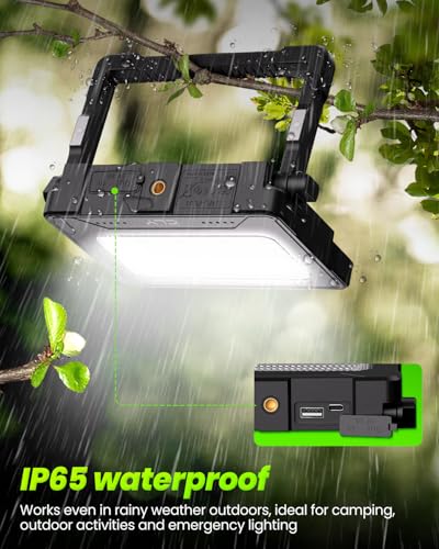 xLED 80W Baustrahler Akku 12000mAh